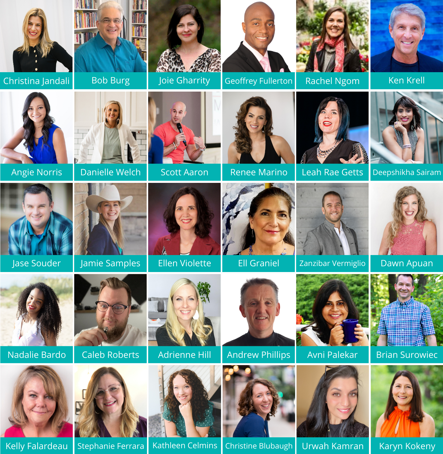 20+ featured industry influencers